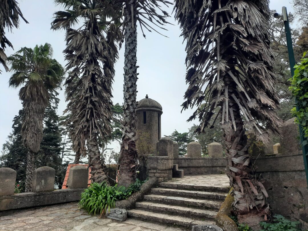 Pormenor da vila Sassetti em Sintra